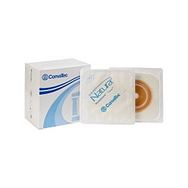 Sur-Fit Natura Colostomy Barrier With Up to 1-1¼ Inch Stoma Opening, White