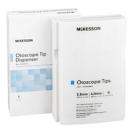 McKesson Otoscope Tips Dispenser, Wall Mounted, White, 5.5 in x 8 in