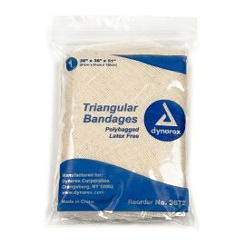 dynarex Triangular Bandage, 36 x 36 x 51 Inch