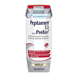 Peptamen 1.5 with Prebio 1 Vanilla Peptide-Based Complete Nutrition 250 mL Carton