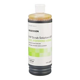 McKesson Bactericide Antiseptic PVP Scrub Solution, 16 oz. Bottle