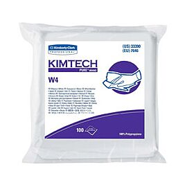 KIMTECH PURE W4 Disposable Cleanroom Wipe 9"x9"