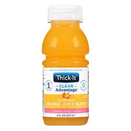 Thick-It Clear Advantage Nectar Consistency Orange Thickened Beverage, 8 oz. Bottle