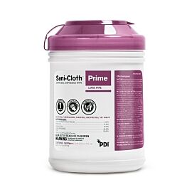 Sani-Cloth Prime Surface Disinfectant Cleaner Pre-moistened Germicidal Wipe, Non-Sterile Canister, Disposable