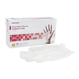 McKesson Vinyl Exam Gloves - Disposable, Latex-Free Medical Gloves