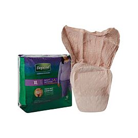 Depend Night Defense Incontinence Underwear for Women, Overnight Absorbency