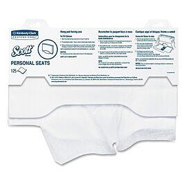 Scott Toilet Seat Covers, Flushable - White, 15 in x 18 in