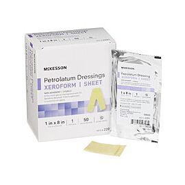 McKesson Xeroform Petrolatum Sheet Dressing - Sterile Wound Bandage