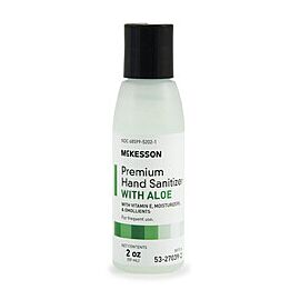 McKesson Premium Hand Sanitizer with Aloe Spring Water Scent 2 oz. Bottle