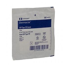 Dermacea Sterile USP Type VII Gauze Sponge, 4 x 4 Inch