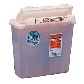 Renewables In-Room Multi-purpose Sharps Container, 12½ H x 5½ D x 10¾ W Inch
