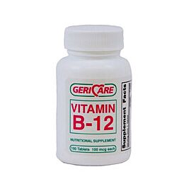 Geri-Care 100 mcg Vitamin B-12 Tablets