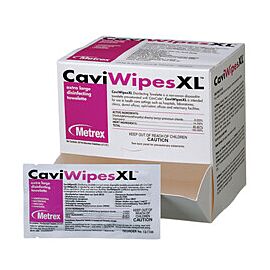 CaviWipes Disinfecting Towelettes, XL - Individual Packets, 10 in x 12 in