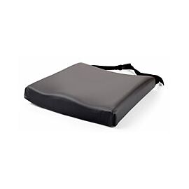 McKesson Premium Seat Cushion - Molded Foam, Waterproof Nylon Cover, Black