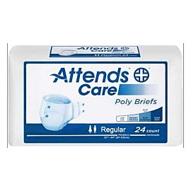 Attends Care Adult Moderate-Absorbent Incontinence Brief, Regular, White