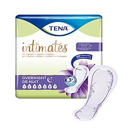 TENA Intimates Bladder Control Pads for Women, Overnight Absorbency - One Size Fits Most, Disposable