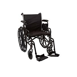 McKesson Wheelchair with Swing-Away Footrests and Detachable