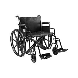 McKesson Bariatric Wheelchair, 24-Inch Seat Width