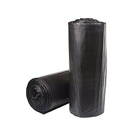 McKesson Trash Bags, Open-Ended- Black, 1.5 mil Thick, 56 gal Capacity