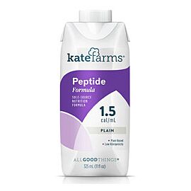 Kate Farms Peptide 1.5 Plain Oral & Tube Feeding Formula 11 oz Carton