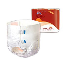 Tranquility All-Through-the-Night Incontinence Briefs, Overnight Absorbency - Unisex Adult Diapers