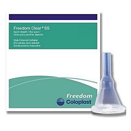 Coloplast Freedom Clear SS Male External Catheter, Large