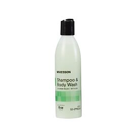 McKesson Shampoo and Body Wash, Cucumber Melon Scent, 8 oz. Squeeze Bottle