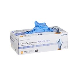 McKesson Confiderm 3.5C Nitrile Exam Glove, Extra Small, Blue