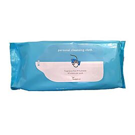 Cardinal Health Personal Washcloth Wipe Soft Pack Unscented with Aloe, 42 per Pack
