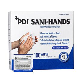Sani-Hands Hand Sanitizing Wipe 100 Count Individual Packet