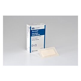 Kendall Border Gentle Adhesion Silicone Adhesive with Border Silicone Foam Dressing, 3½ x 5½ Inch