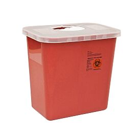 SharpSafety Multi-purpose Sharps Container, 6¾ H x 8¾ D Inch