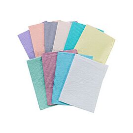 Tidi Procedure Towels, 3-Ply with Polyback, Waffle Embossed - Lavender, 13 in x 18 in