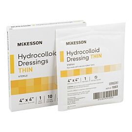 McKesson Hydrocolloid Dressing, 4 x 4 Inch