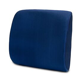 McKesson Lumbar Support Seat Cushion - Compressed, Foam, Blue