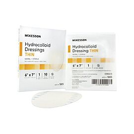 McKesson Hydrocolloid Dressing - Thin, Sacral Wound Bandage