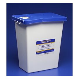 PharmaSafety Pharmaceutical Waste Container, 17¾ H x 11 W x 15½ D Inch