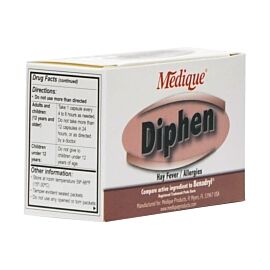 Diphen Diphenhydramine Allergy Relief
