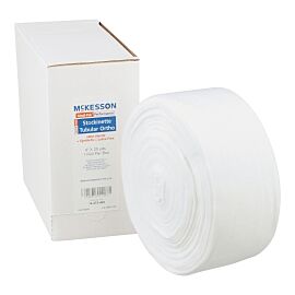 McKesson White Polyester Tubular Stockinette, 4 Inch x 25 Yard