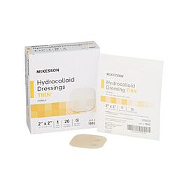 McKesson Hydrocolloid Wound Dressings - Absorbent, Flexible Bandages