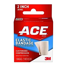 3M Ace Single Hook and Loop Closure Elastic Bandage, 2 Inch x 4-2/10 Foot