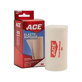 3M ACE Single Hook and Loop Closure Elastic Bandage, 4 Inch Wdith