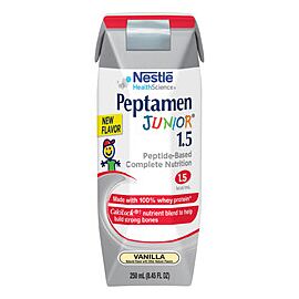 Peptamen Junior 1.5 Pediatric Oral & Tube Feeding Formula Vanilla 8.45 oz