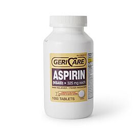 Quali-Tabs 325mg Aspirin Pain Relief Tablet 1000 per Bottle