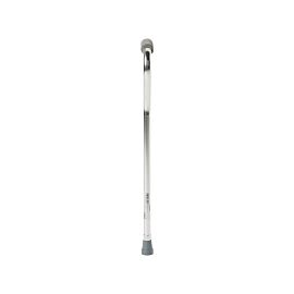 McKesson Aluminum Silver Offset Cane, 30 – 39 Inch Height