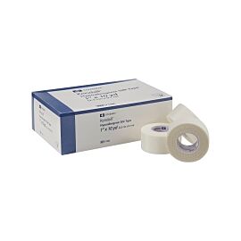 Kendall Hypoallergenic Silk-Like Cloth Medical Tape, 1 Inch x 10 Yard, White