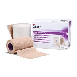 3M Coban 2 Self-adherent / Pull On Closure 2 Layer Compression Bandage System