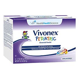 Vivonex Pediatric Elemental Oral & Tube Feeding Formula Unflavored 1.7 oz Packet