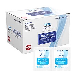 dynaCare Nail Polish Remover Pads, Acetone-Free