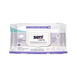 Seni Care Bath Washcloths, Rinse-Free - for Perineal Cleansing